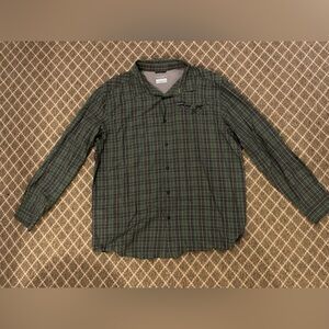Men's Green Plaid Jacket Columbia xl